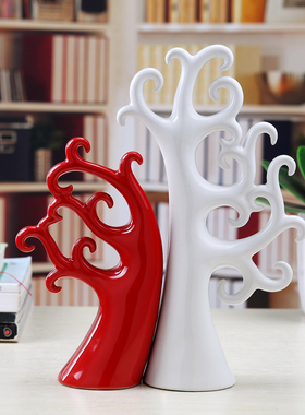 时尚家居  陶瓷工艺品 书桌电视柜  爱情树