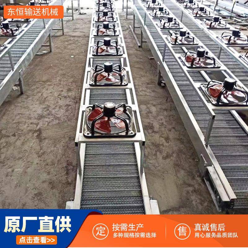 厂家自产不锈钢04工业耐高温烘干网带输送机生产小型直行输送机