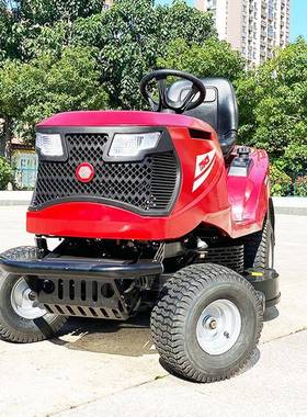 c42 inch Ward row lawin mower wth ollect  garSUQden lawncart