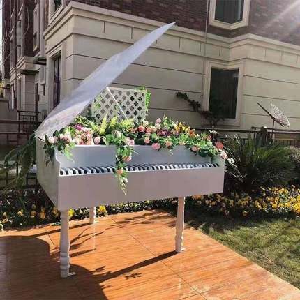 布置模型雕塑公IMG园户创摆装饰造景外钢琴别墅庭院件园意林景观