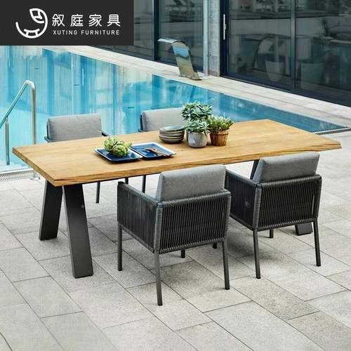 户外藤椅子酒店庭别院墅家休闲茶几沙12-27-4发组合景具区编公共