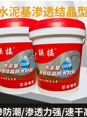 水泥基渗透结晶型防水涂料桥梁隧道大坝水库基面堵漏