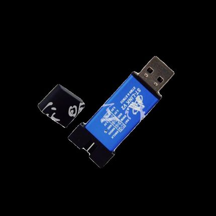 STLINKV2 迷你 金属壳 STM8/32 仿真下载 编程器 ST-LINKV2仿真器