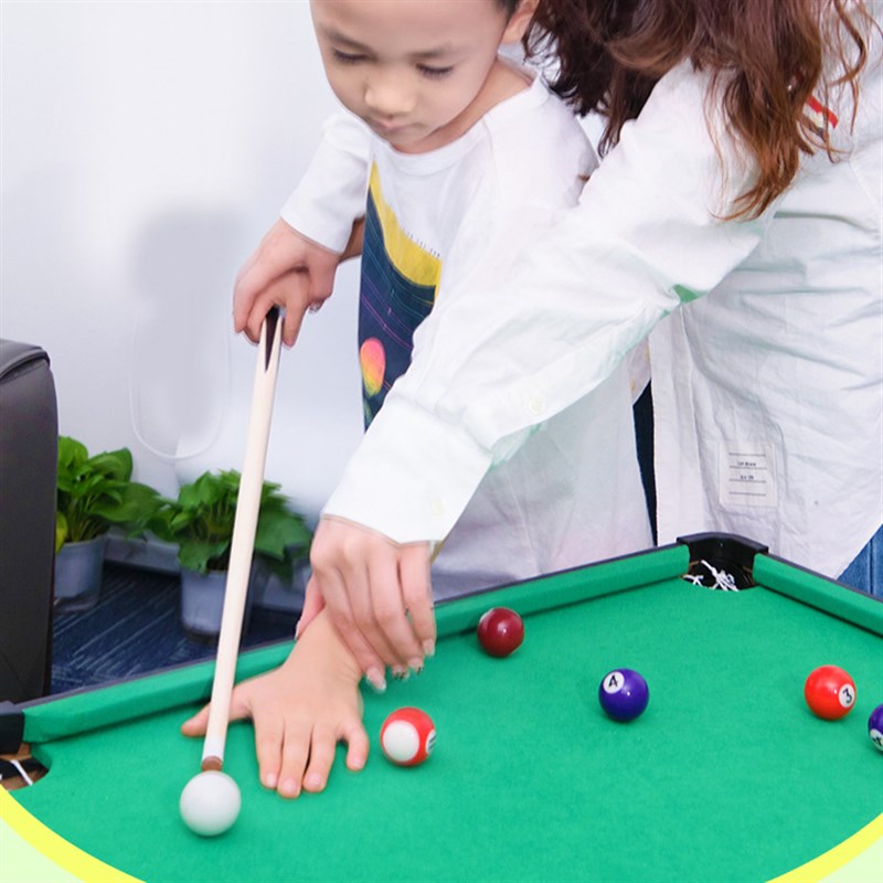 乒乓四合一儿童台球桌桌面游戏足球桌球乒乓室内9小型迷你家用6岁