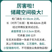 新玄关柜现代实木餐边柜入户靠墙玄关桌老榆木端景台
