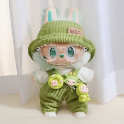 适用平静拉布布衣服labubu娃衣