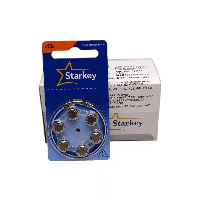 包邮原装进口starkey 斯达克助听器电池S13A s10A s312A 1.45锌空
