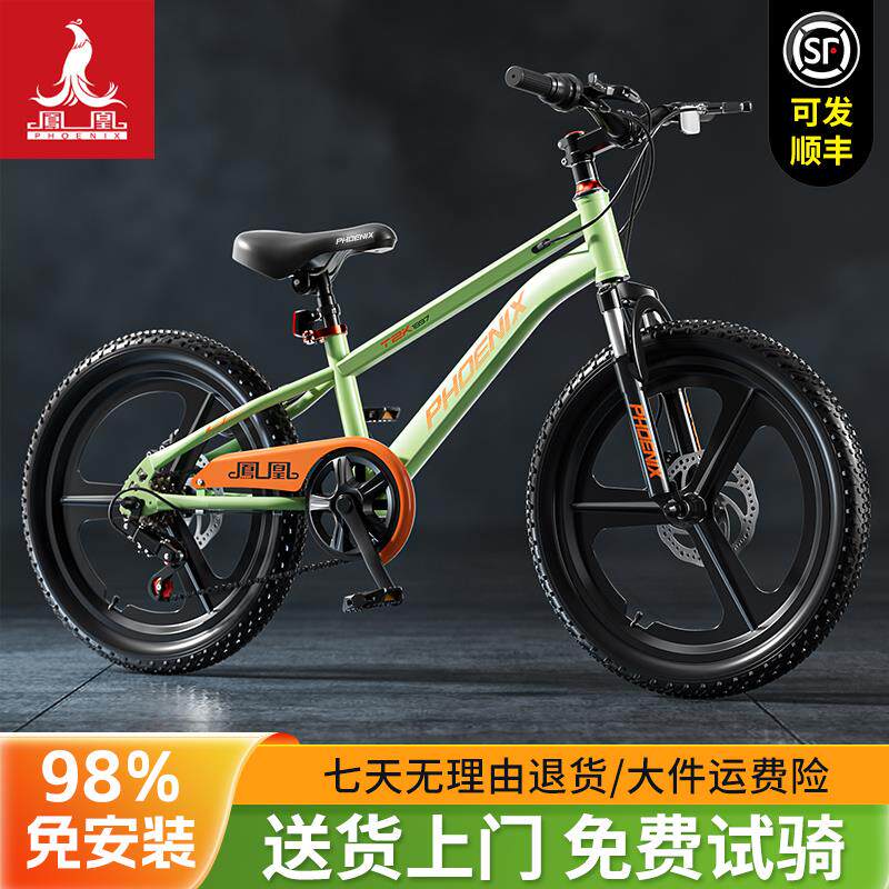 凤凰儿童自行车6到12岁男女孩10到15岁2025新款20寸学生山地单车