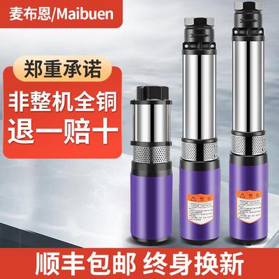 直流潜水泵电瓶车12v24v48v60v72V浇菜充电水泵船用大流量抽水泵