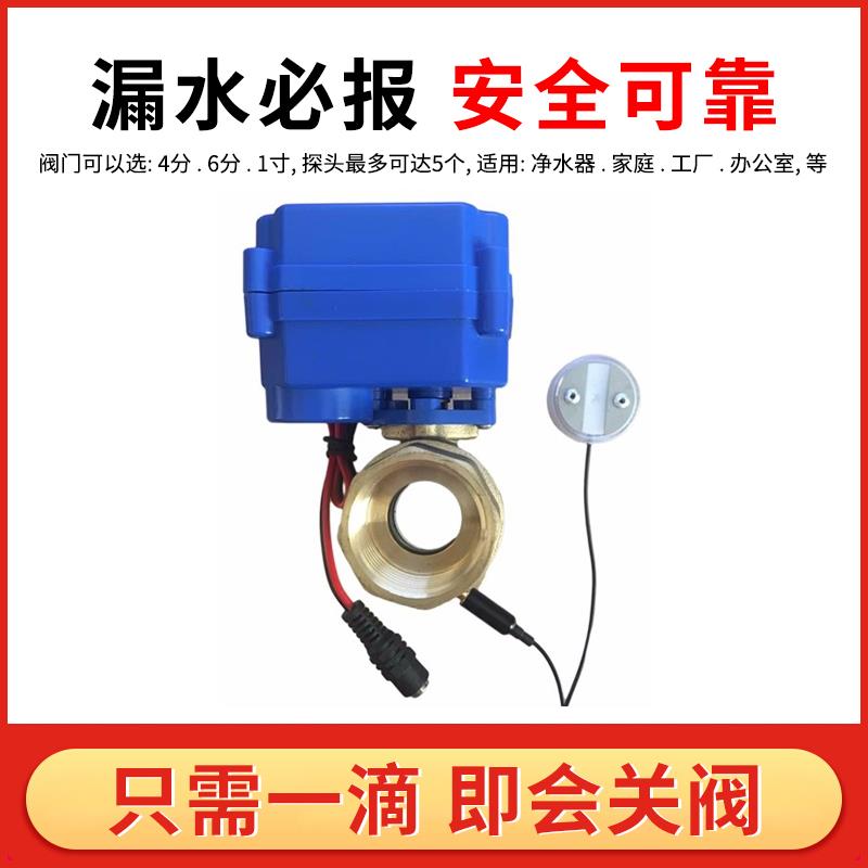 全屋防淹前置过滤器净水器专用漏水保护器电动球阀漏水自动关水阀