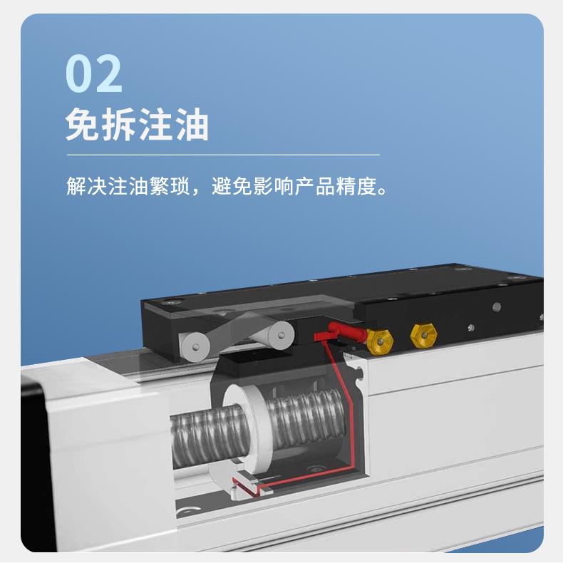 防尘内嵌式滑台模组全封闭直线滚珠丝杆同步带直线导轨龙门