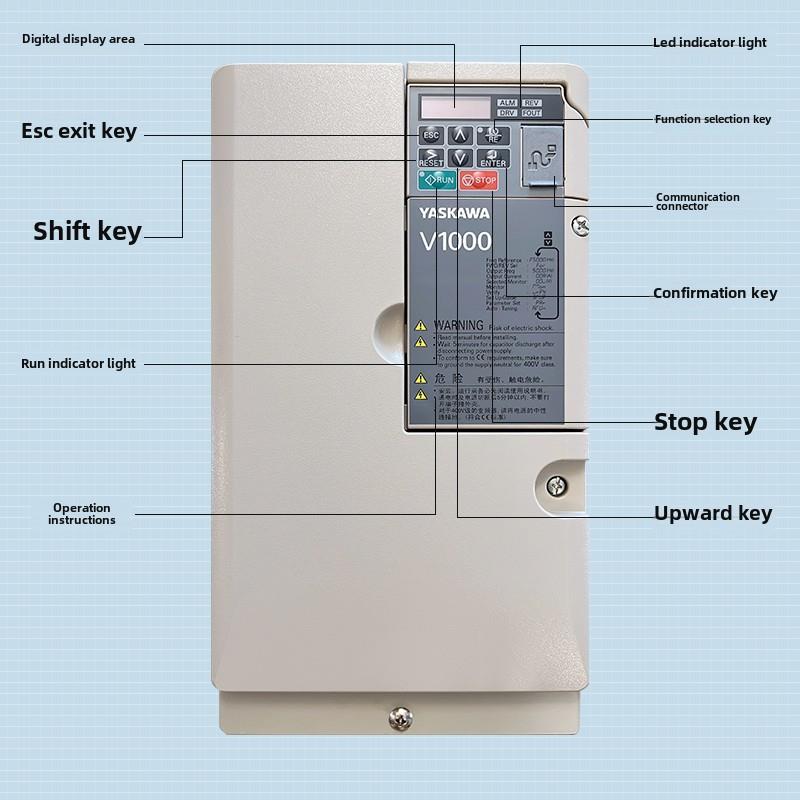 安川变频器V1000系列Cimr-Vb4A0002/0004/0005/0007/0009/0011Bba