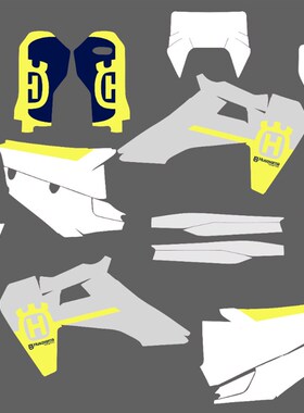 年胡思瓦纳 越野摩车车画