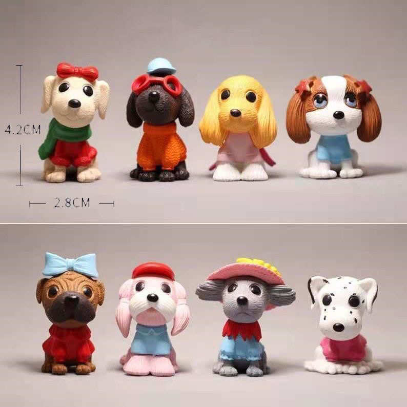 装饰汽车狗狗女生摆件仪表显示屏摆件台车载创意家居摆件可爱新款
