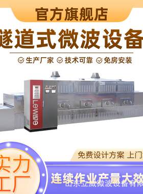 流水线式花生米微波烘烤熟化一体机五香花生烤熟设备花生烘焙机