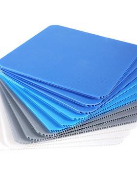 东莞工厂白色塑料板pp中空塑料板颜色隔板中空刀卡垫板