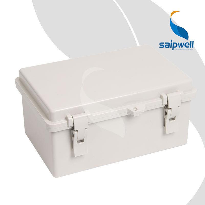 赛普390*290*165室外防水插座接线盒SP-F51B合页搭扣电缆防水防尘