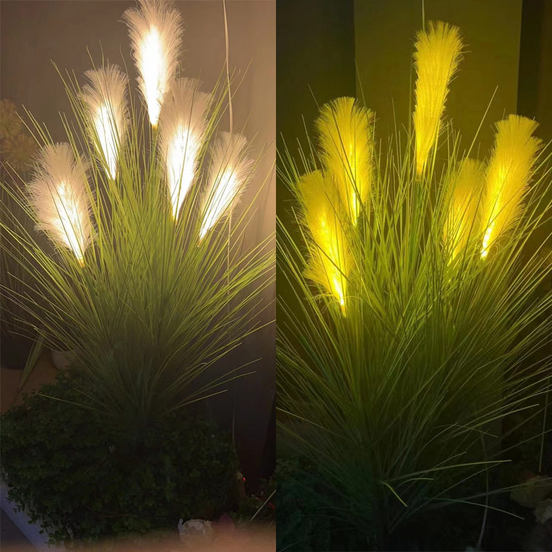 户外防水高仿真芦苇蒲苇景观灯