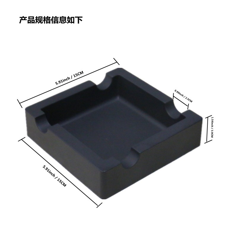 雪茄硅胶烟灰缸模具创意客厅办公室