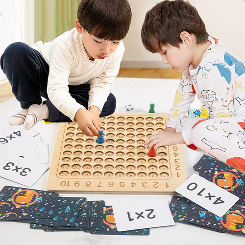 乘法口诀表口算珠心算专项训练教具九九背诵小学二年级学生乘法板