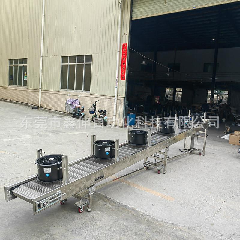 304不锈钢网带输送线耐JXX高温隧清道烘干线食品风干链洗炉板输送