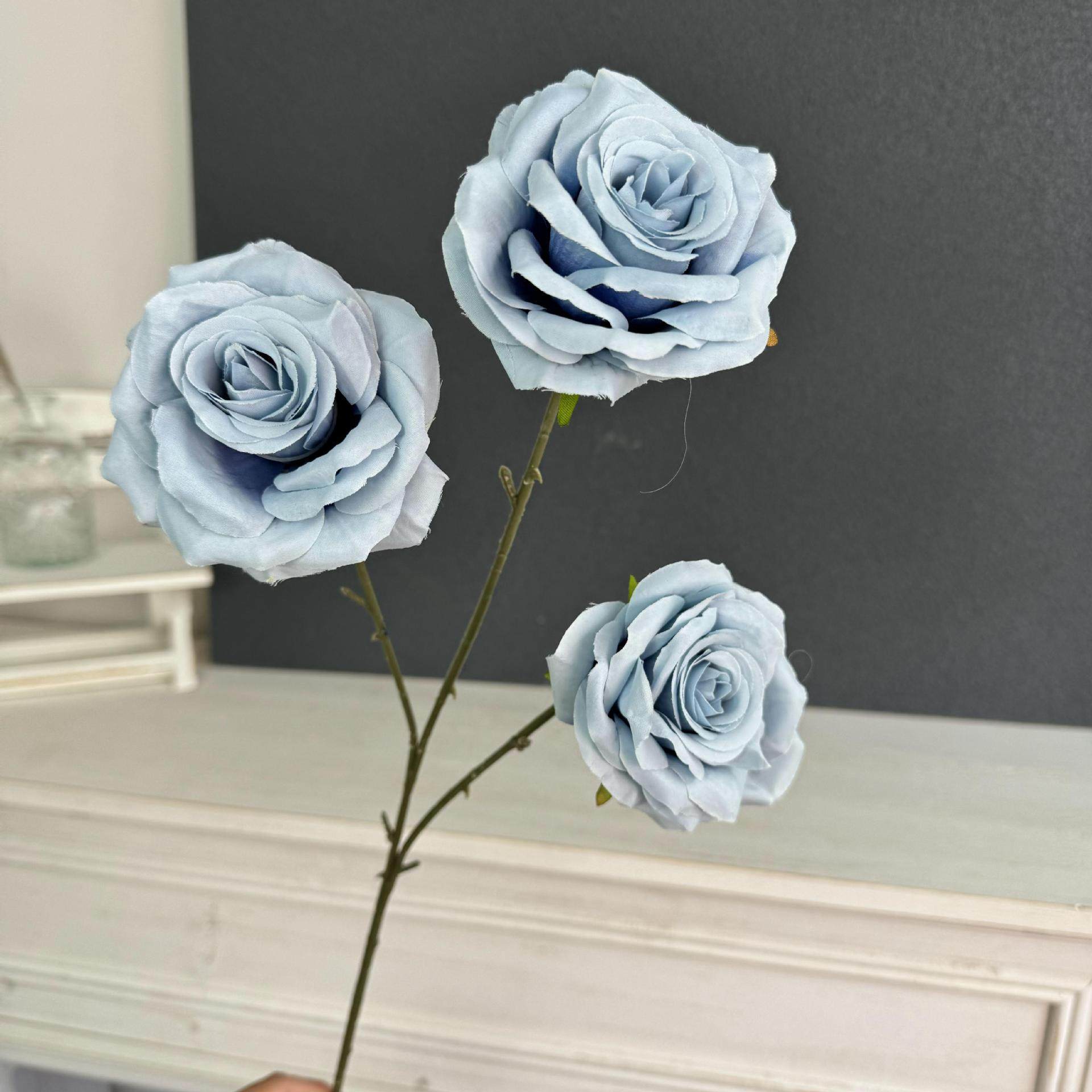 新款蓝色茶系仿真花户外婚装-H12饰路引排地花材礼家居几摆件假花,鲜花速递/花卉仿真/绿植园艺,仿真花,淘宝优惠券,粉丝福利购,淘宝优惠卷