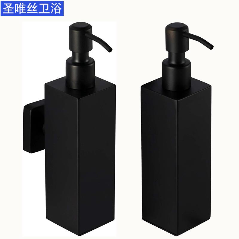 卫生间手动按压壁挂酒店台面皂液瓶液体给皂器皂液机不锈钢皂液器
