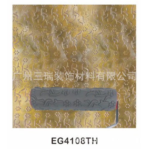 滚筒刷头砖纹墙艺工具硅藻泥液体壁纸真石漆橡胶滚轮EG4108TH