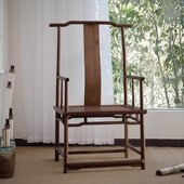 新北方榆木椅背茶椅老榆木官帽椅太师椅茶椅泡茶椅