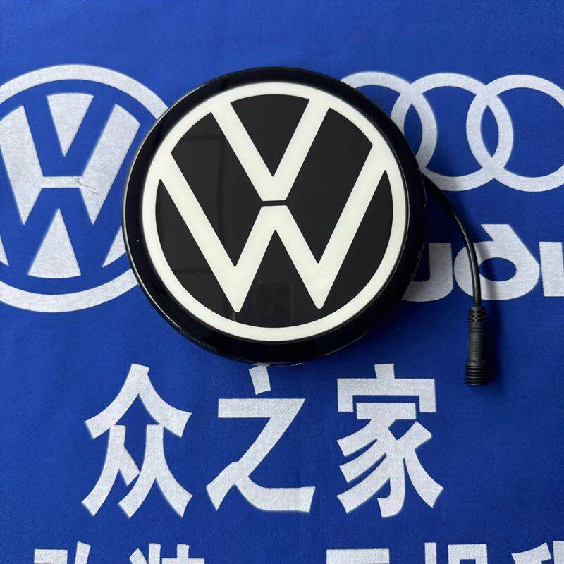 大众全系帕萨特迈腾速腾尔夫宝来探歌探岳发光车标