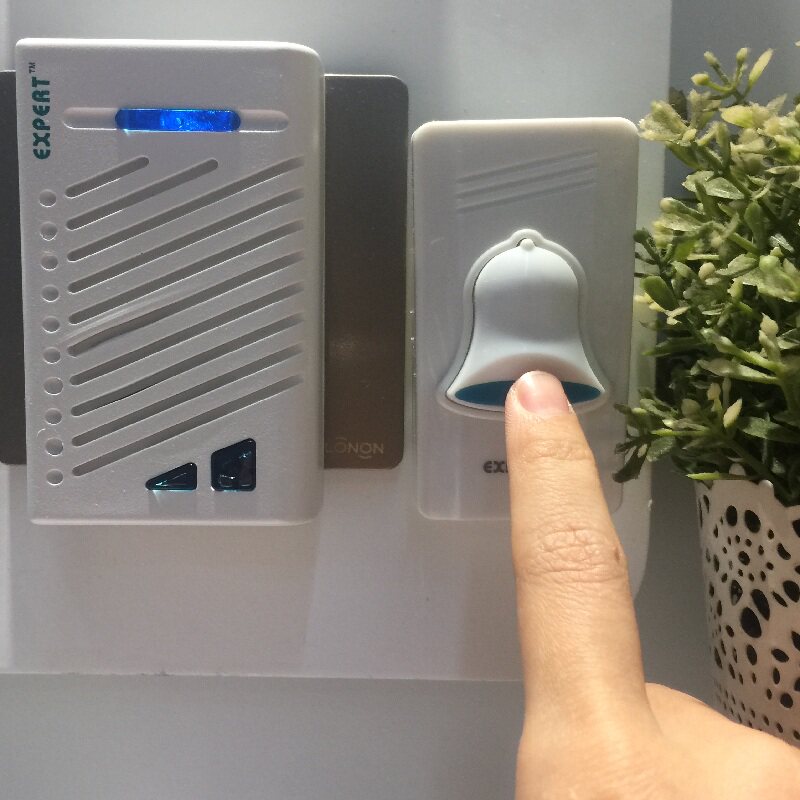 能者门铃超门铃用电池拖二拖电子遥控智能