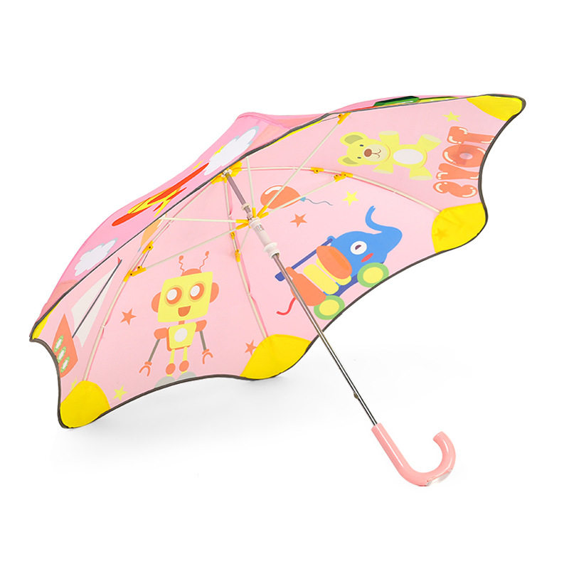 儿童雨伞圆角安全小孩子的幼儿园创意女童小童男童小朋友用的