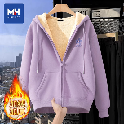 唐狮集团MH加绒卫衣女冬季2025新