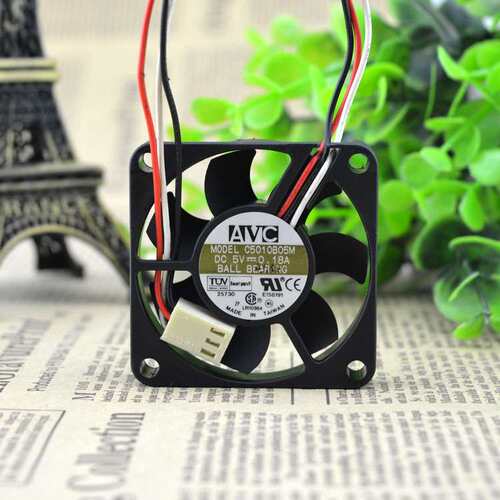 AVC 50*50*10超薄超静音CPU风扇5CM厘米5V 0.18A 5010 C5010B05M