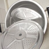 汤锅铝锅老式 层燃气蒸格锅加厚锑锅炖锅大容量烧水煮饭