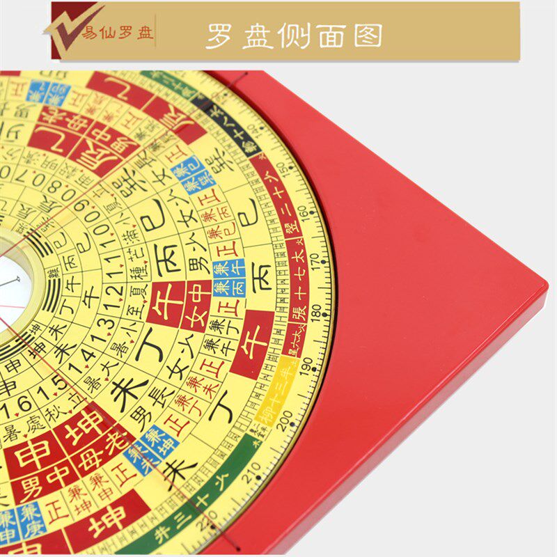 易仙强磁针 周易八挂理气罗盘胡一鸣款 佘逢春电木罗庚
