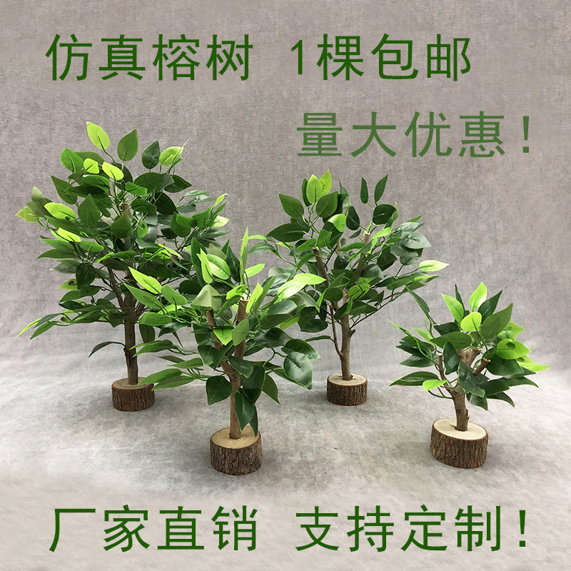 仿真江苏省假绿植 造 饰枝叶艺软榕树枝