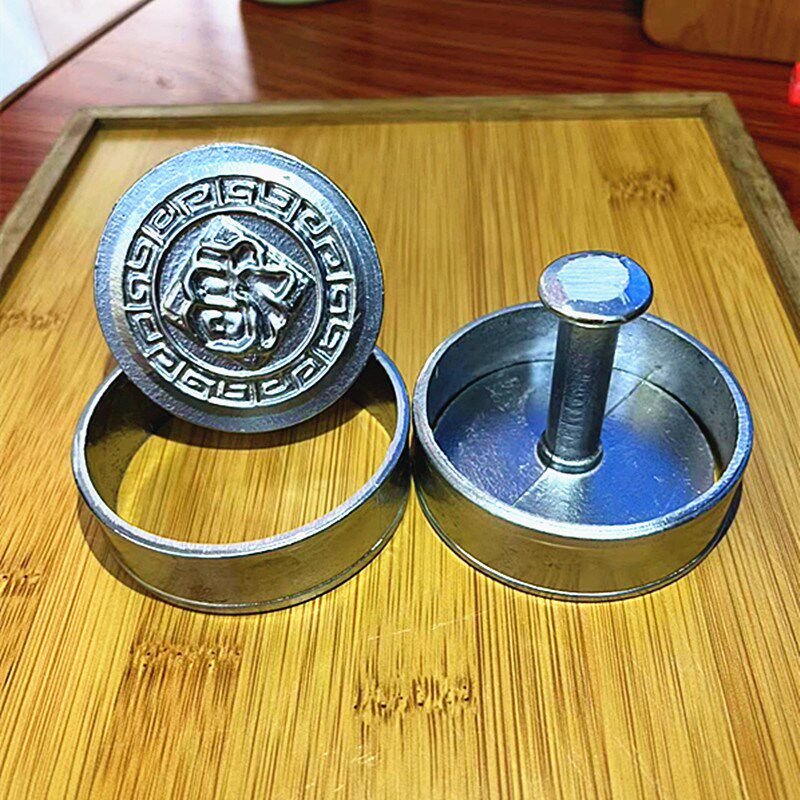 广西藤县太平饼印客饼艾粄铝模具手工烘焙烹饪糕模具
