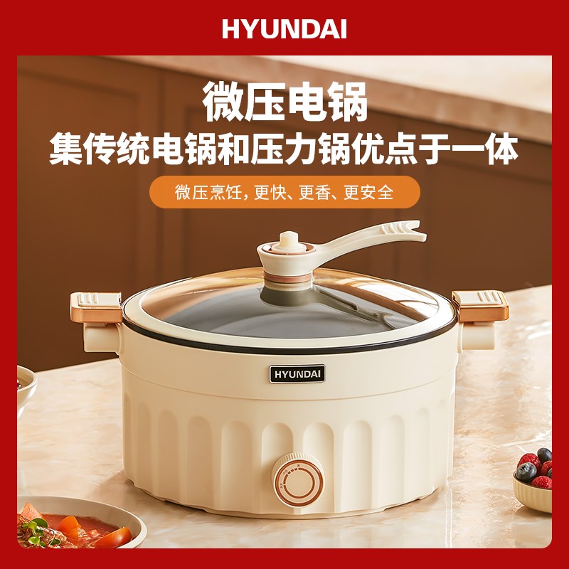韩国 微压锅鸳鸯锅电火锅电煮锅汤锅电热锅 升