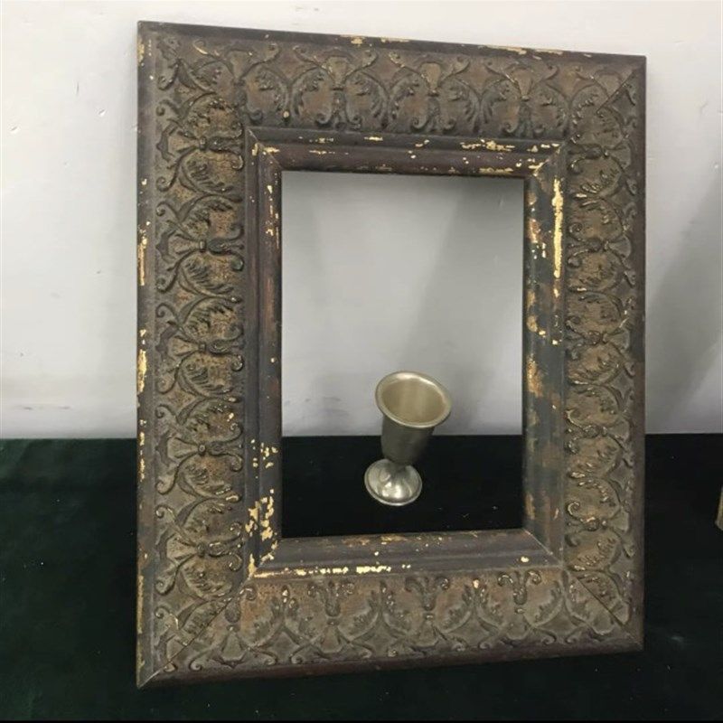 天隆出口欧式金色古典油画框外框实木画框相框卡纸挂墙