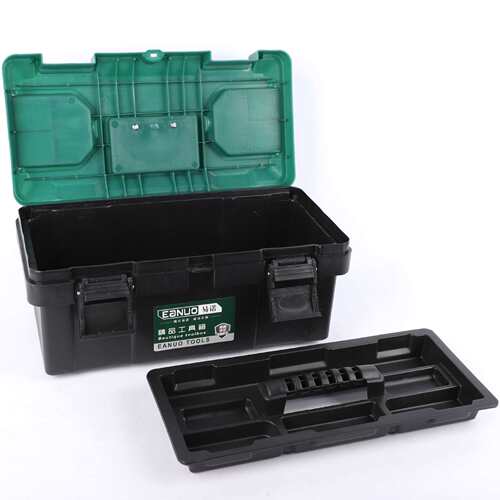 家用工具箱18寸双层手提多功能塑料箱子超大收纳大容量