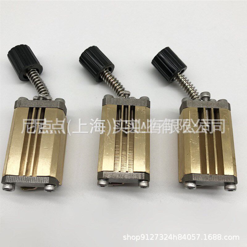 色带打码机印字头HP-241打码机配件 字头 装字槽 卡头 字粒铜夹具
