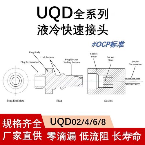 ssUQDDanfo接头替换弗斯UQD04不锈钢UQD02316液冷丹详情