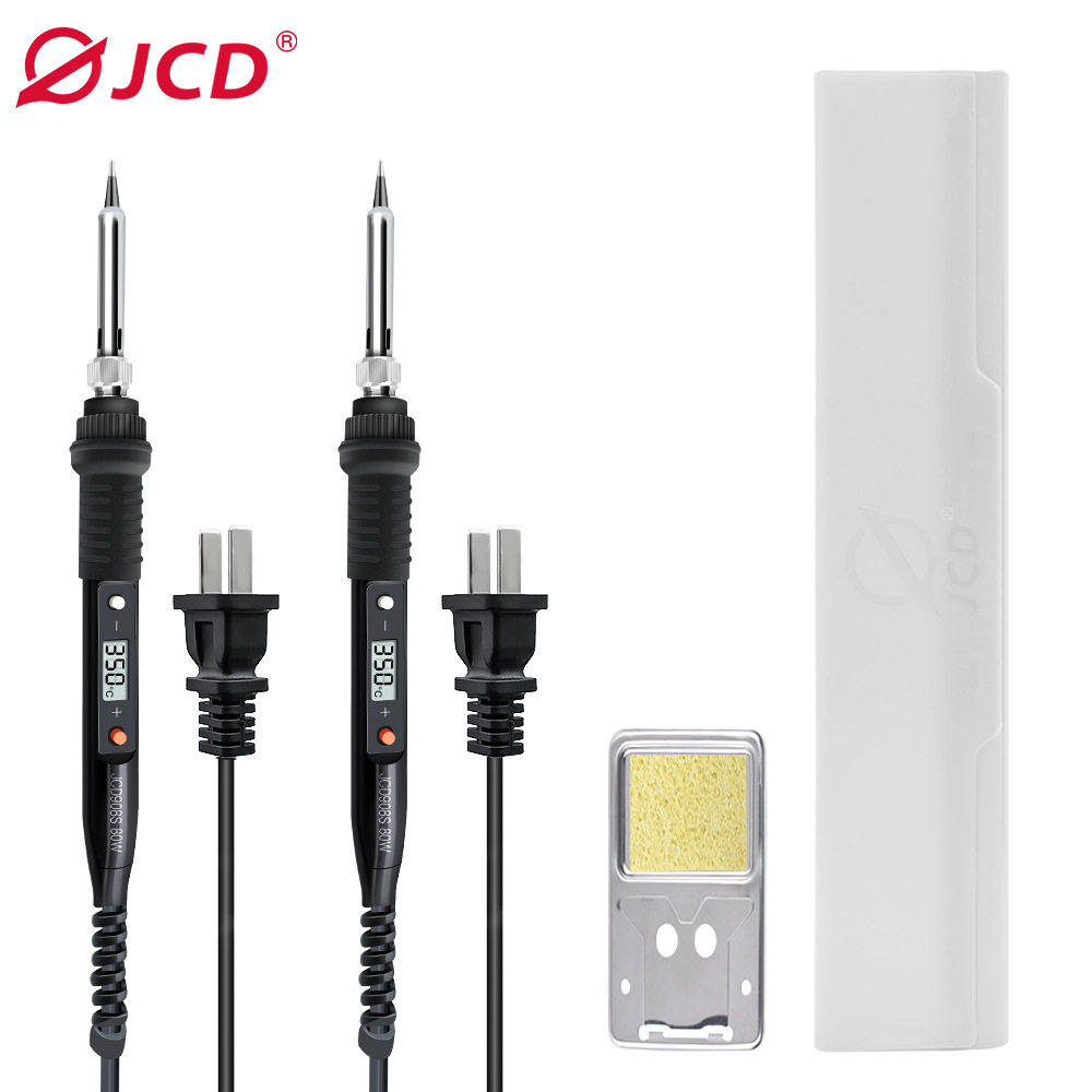 JCD双908S数显电烙铁大功率80W内热式烙铁带调温电子维修焊接工具