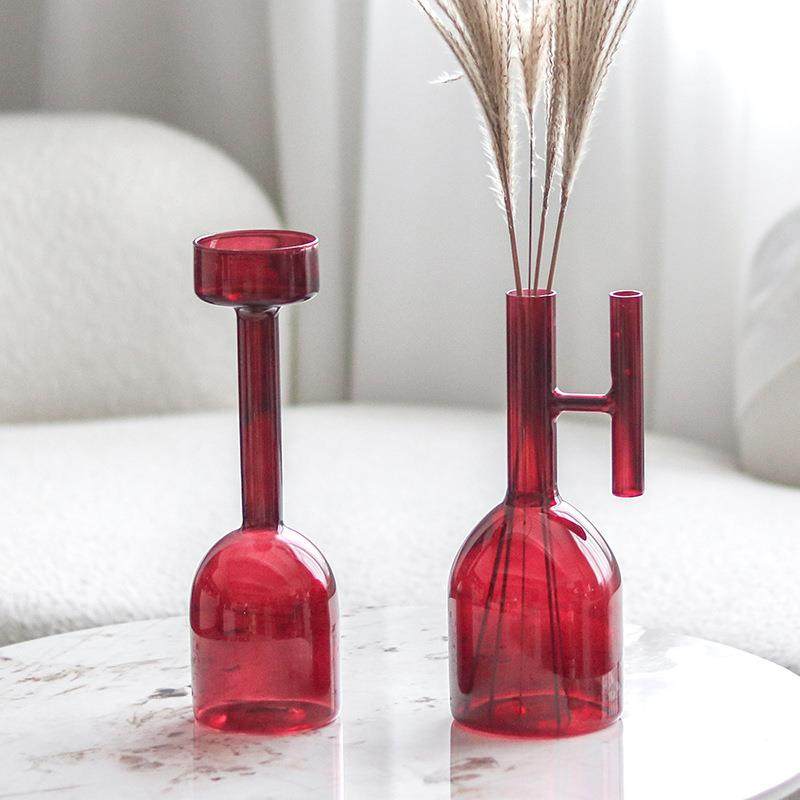 现代简约玻璃小花瓶花插花器烛台组合摆件北欧家居客厅餐桌装饰品,农机/农具/农膜,其它农用工具,淘宝优惠券,粉丝福利购,淘宝优惠卷