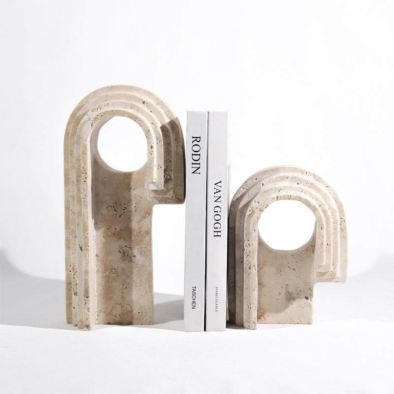 欧式极简黄洞石几何书档摆件样板房家居客厅书房书柜桌面摆台装饰,农机/农具/农膜,其它农用工具,淘宝优惠券,粉丝福利购,淘宝优惠卷