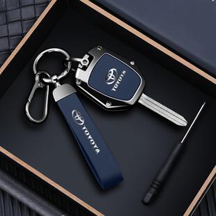 适用丰田FJ酷路泽钥匙套老款RAV4普拉多霸道汽车高档保护车壳包