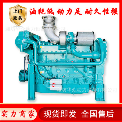 潍船用300 350 马力柴油机船舶动力WP10CWP12C船用发动机船用主机