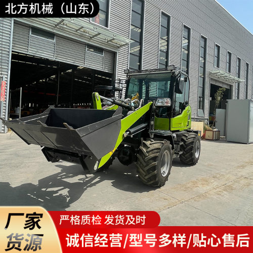 工程直售小型轮式装载机 HT920矮脚虎工程装载机 出口美国农场用
