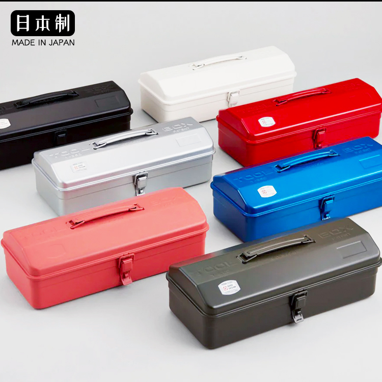 toyo工具箱日本进口东洋金属储物盒车载钢制箱子手提维修收纳盒子